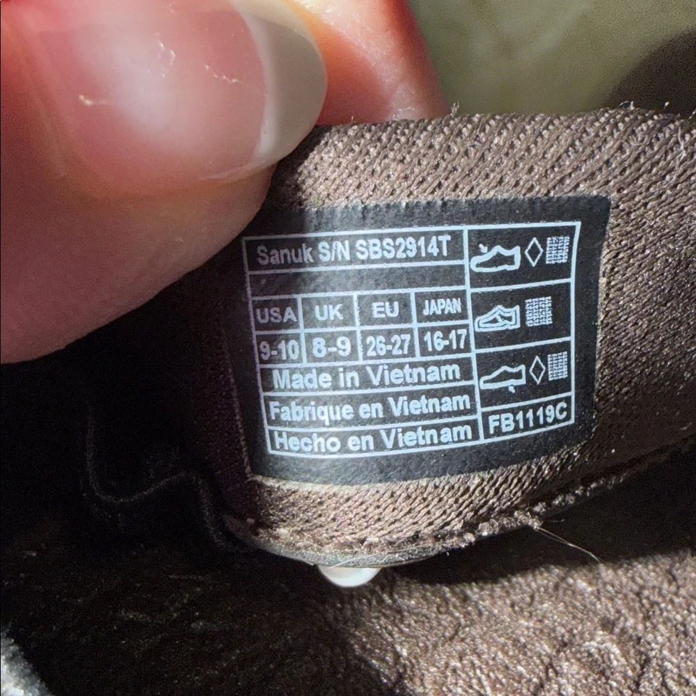 Sanuk Sandals Toddler Unisex 9-10